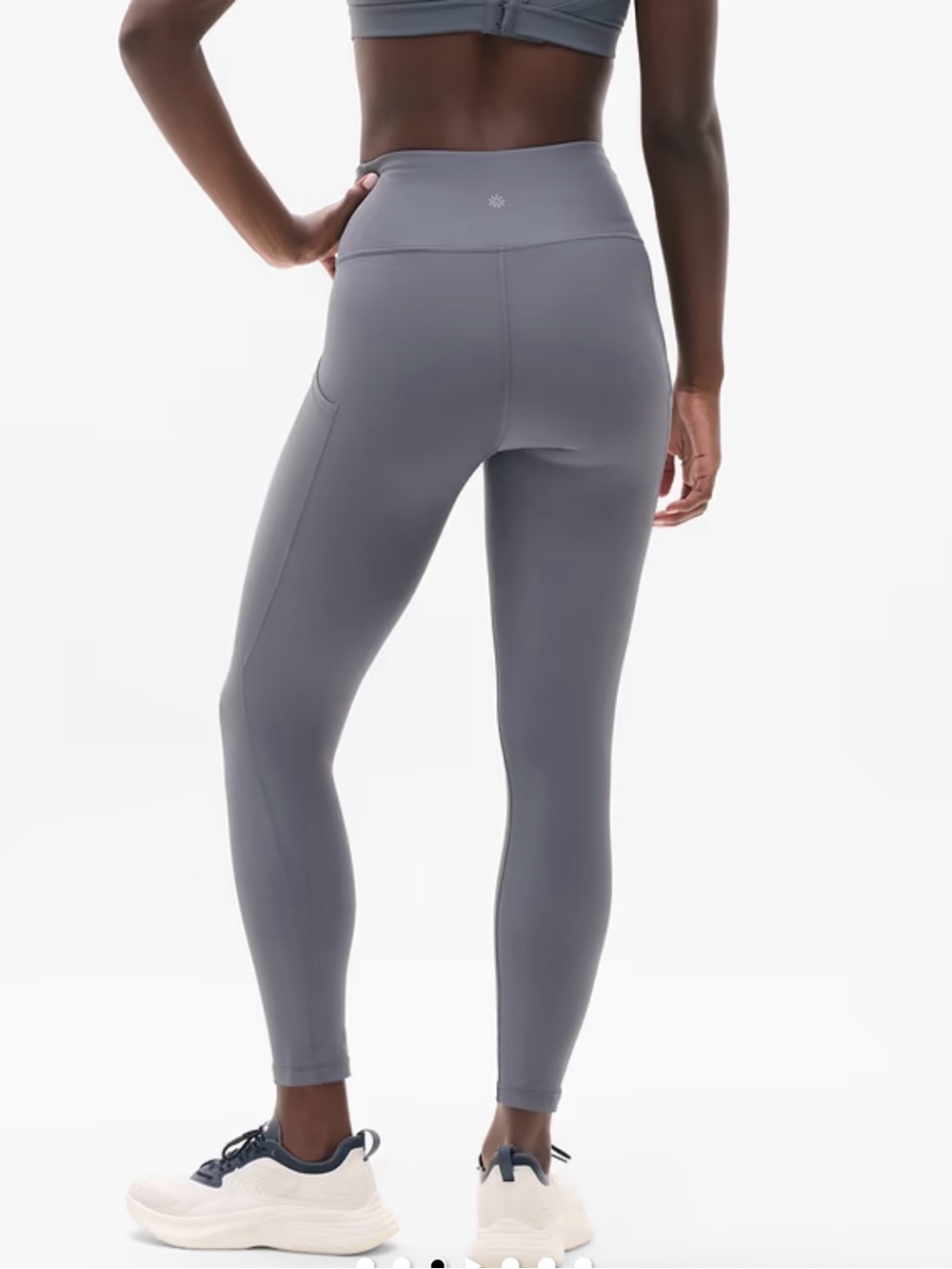 Athleta Interval Stash High Rise 7/8 Legging Size S NWT
